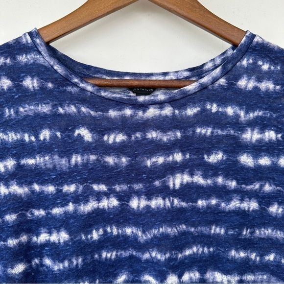 Ann Taylor t-shirt with crew neck & short sleeves, in ๐ฏ linen - Picture 5 of 9